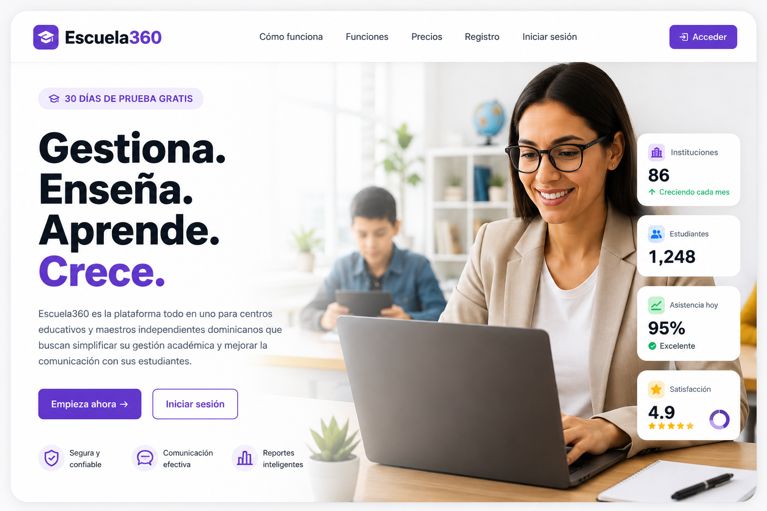 Escuela360 - plataforma de gestión educativa